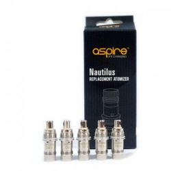 Pack 5 Résistances 1.6Ω / 1.8Ω BVC Nautilus Aspire