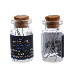 Superfine MTL Fused clapton coil 10pcs VandyVape