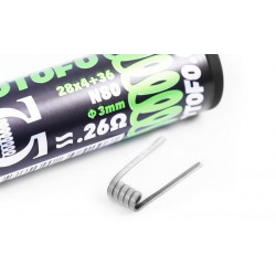 Pack de 10 Coils Quad Core Fused Clapton Ni80 (26x4+36) Wotofo