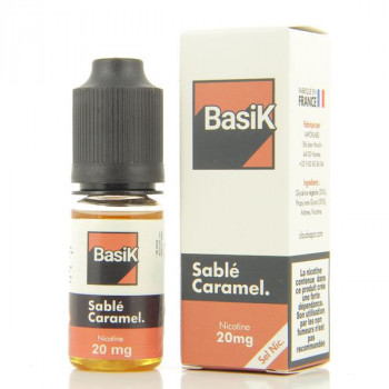 Sablé Caramel Sel de nicotine BasiK Cloud Vapor 10ml