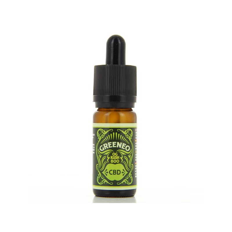 OG Kush Authentic Flavor Greeneo 10ml 800mg ADNS