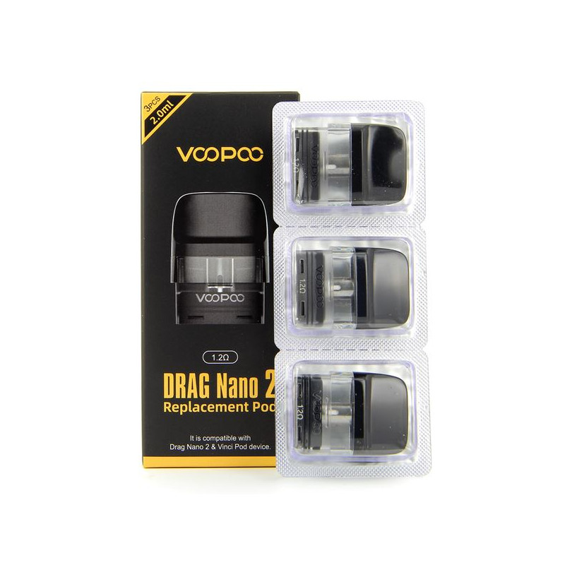 Pack de 3 Pods 2ml Drag Nano 2 Voopoo - ADNS