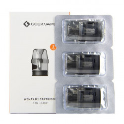 Pack de 3 pods 2ml Wenax H1 GeekVape
