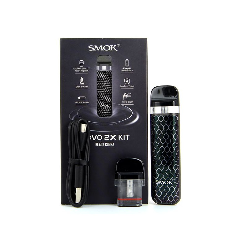 Kit Novo 2X Pod 800mah (+2 pod 2ml) Smok - ADNS