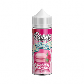 Raspberry Macaron Treats Ramsey E-Liquids 100ml 00mg