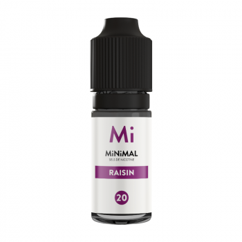 E-liquide
Raisin Minimal
- Fuu