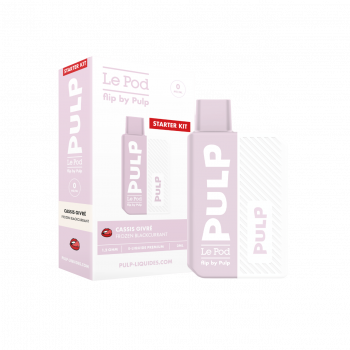 Starter Kit Pod Flip 500mah Blanc 10mg Pulp