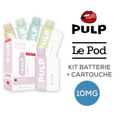 Starter Kit Pod Flip 500mah Blanc 10mg Pulp