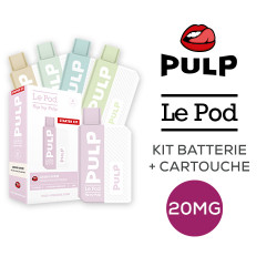 Starter Kit Pod Flip 500mah Blanc 10mg Pulp