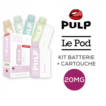 Starter Kit Pod Flip 500mah Blanc 10mg Pulp