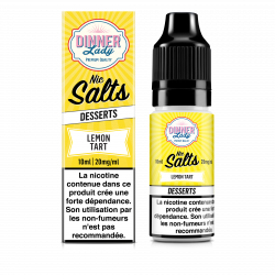 Lemon Tart Salt Nic Dinner Lady 10ml 20mg