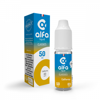 E-liquide
California 50/50
- Alfaliquid