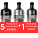 Pack of Cartridges PnP X Pod Tank MTL 5mL Voopoo (5 Packs of 2 purchased+ 1 Pack of 2 for free)