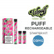 Kit WPuff 1800 Pod + 3 pods 2ml 0.9% Liquideo