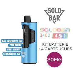 Kit Solobar 2400 4en1 (+ Pod 2ml 20mg)
