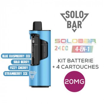 Kit Solobar 2400 4en1 (+ Pod 2ml 20mg)