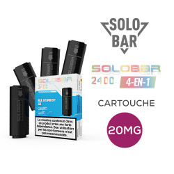 Pack de 2 Pods Solobar 2400 2ml 20mg