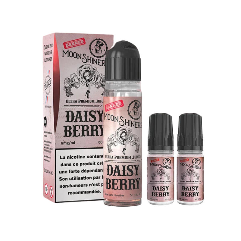 E-liquide
Daisy Berry 50ml MoonShiners
- Le French Liquide