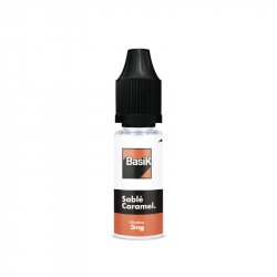 Sablé Caramel Sel de nicotine BasiK Cloud Vapor 10ml