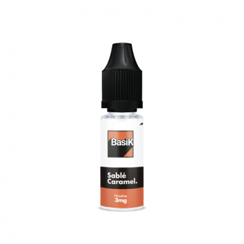 Sablé Caramel Sel de nicotine BasiK Cloud Vapor 10ml