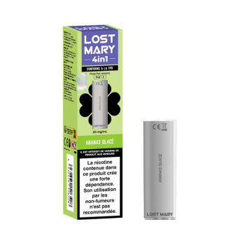 Pack de 2 pods 4en1 2ml 20mg Lost Mary Ananas Glacé