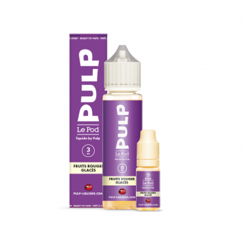 Pack 60ml Fruits Rouges Glaces Le Pod Liquide Pulp
