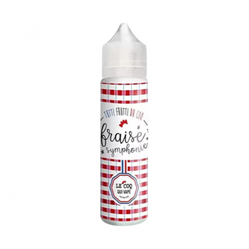 Fraise Symphonie Le Coq Qui Vape Premium 50ml 00mg