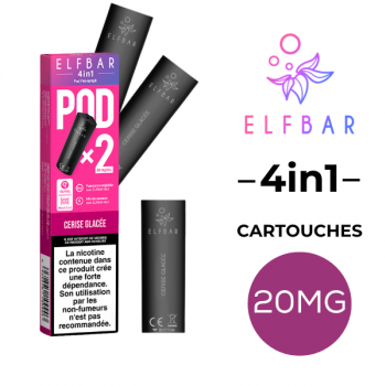Pack of 2 Pods 4in1 2mL 20mg Elfbar