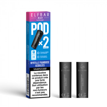 Pack of 2 Pods 4in1 2mL 20mg Elfbar