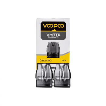 Pack de 2 Pods 3ml + résistance Mesh Vmate V2 Voopoo 1.2ohm