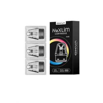 Pack de 3 cartridges Dual Mesh 4ml Nexlim Oxva