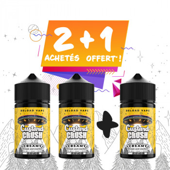 Offre Cream and Licorice Custard Crush Reload Vape 50mL