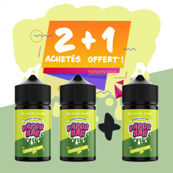 Offre Lemon & Lime Ice Vapor Bar Reload Vape 50mL