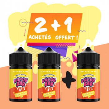 Offer Lemon Peach Passion Fruit Ice Vapor Bar Reload Vape 50mL