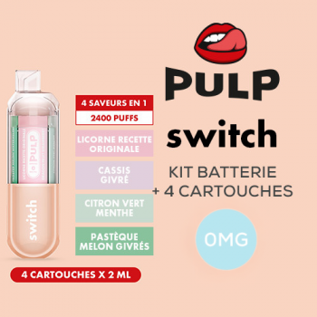 Kit Le Pod Switch 2400 4en1 (+ Pod 2ml 00mg) Rose Pulp