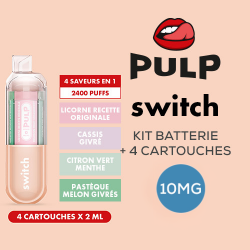Kit Le Pod Switch 2400 4en1 (+ Pod 2ml 10mg) Rose Pulp