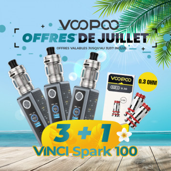 Offre Kit Vinci Spark 100 Metal Gray Voopoo