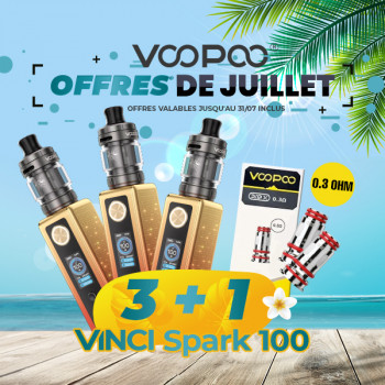 Offre Kit Vinci Spark 100 Orange Red Gradient Voopoo