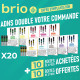 Offre d'implantation Brio de Da One : Batteries + prods 1mL - 20mg