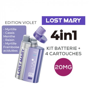 Pack 4en1 4X2ml Violet Lost Mary 20mg