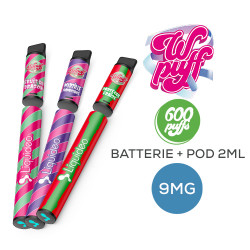 Starter Kit Wpuff 600 Original Pod 2ml 0.9% Liquideo