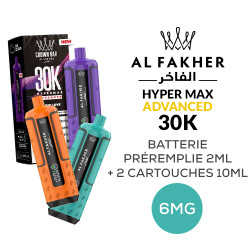 Kit Hyper Max Advanced 30000 2mL (+ 2x10mL) 6mg Al Fakher
