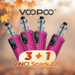 Offer Vinci Spark 220 Kit Rose Red Voopoo