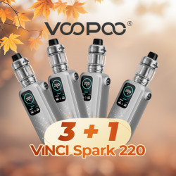Offre Kit Vinci Spark 220 Tech Silver Voopoo