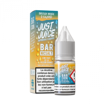Kiwi Fruit de la Passion Orange Nic Salt Bar NicSalt Just Juice 10mL