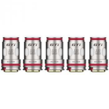 Pack de 5 Résistances Dual Mesh GTI Vaporesso