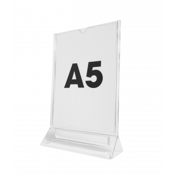 Porte affiche plastique A6