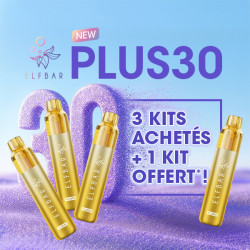 Offre Kit Plus30 Pomme Pêche 20mg ELFBAR