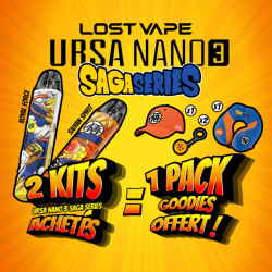 Offre Kit Ursa Nano 3 Saga Series Lost Vape