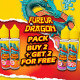 Pack d'implantation Fureur Du Dragon 4 x 50ml